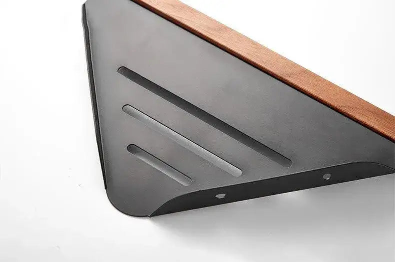 walnut-wood-wall-mounted-corner-storage-rack-blackwhite-modern-bathroom-triangle-organizer-shelf-shelves-besontique-home-99267 - Besontique Home