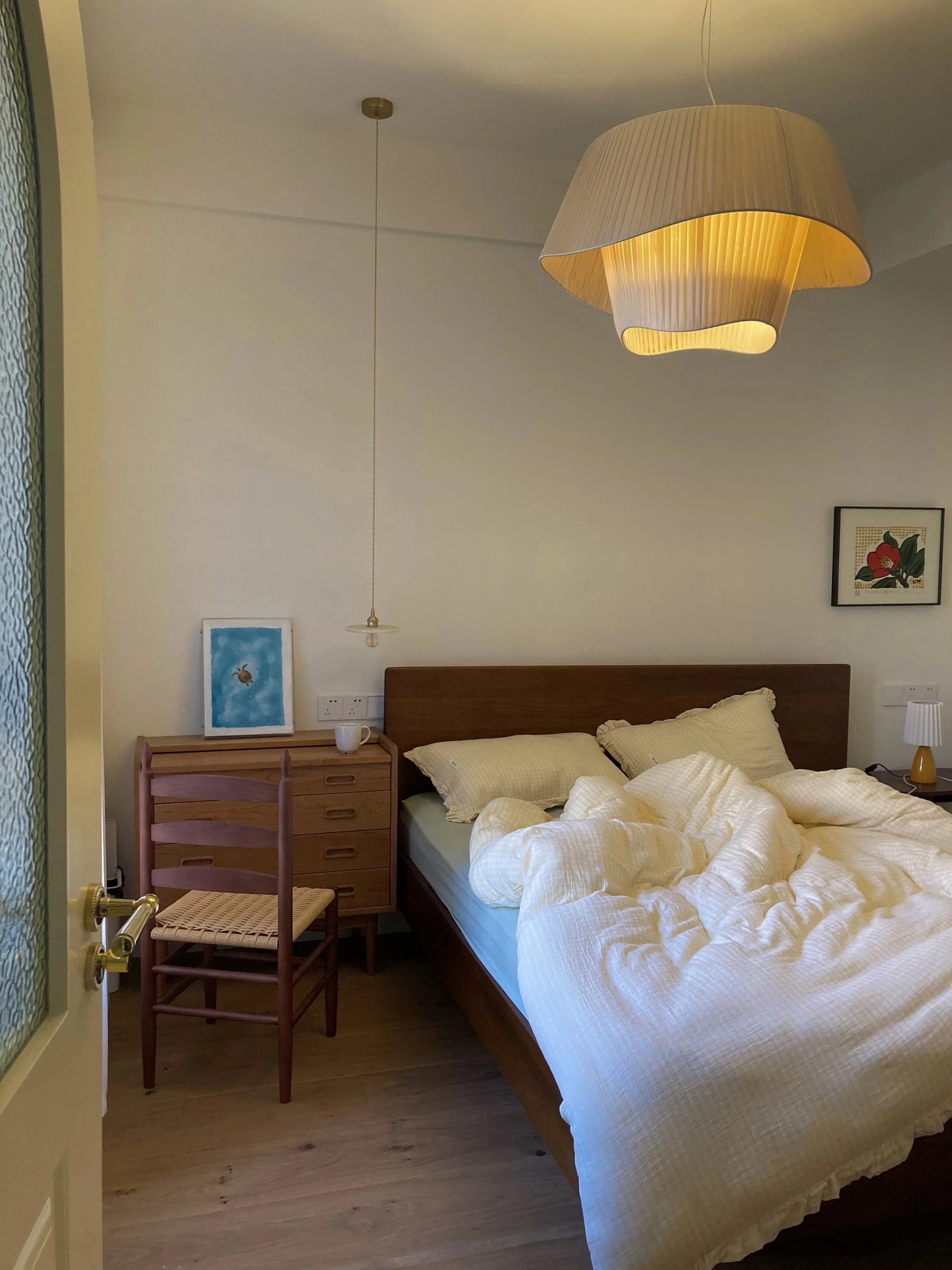 White Pendant Big Ceiling Lamp Light - Besontique Home