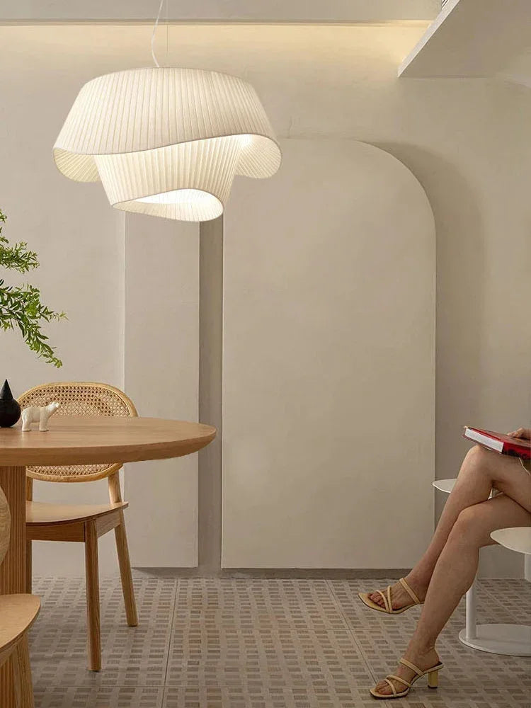 White Pendant Big Ceiling Lamp Light - Besontique Home
