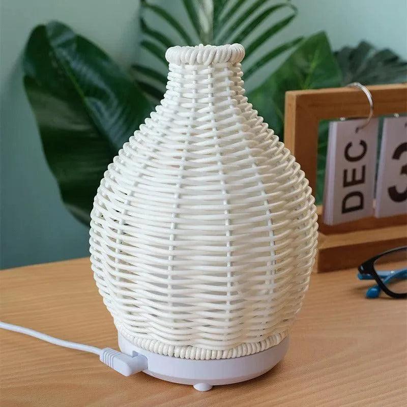 Wood Ratten Vase Shape Humidifier - Besontique Home
