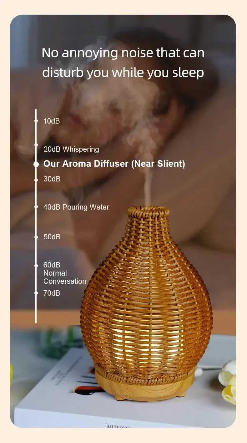 wood-ratten-vase-shape-humidifier-besontique-home-62580 - Besontique Home