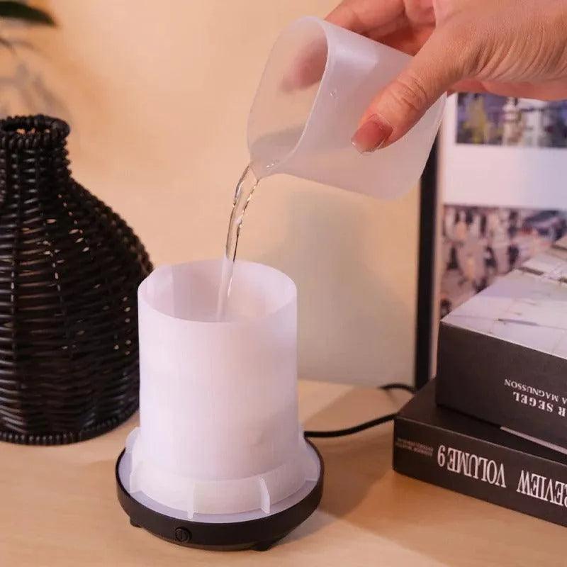 Wood Ratten Vase Shape Humidifier - Besontique Home