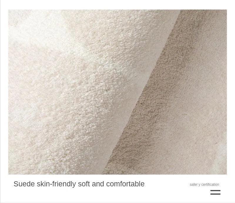 Modern Abstract Light Beige Luxury Non-slip Carpet Rug - Besontique Home