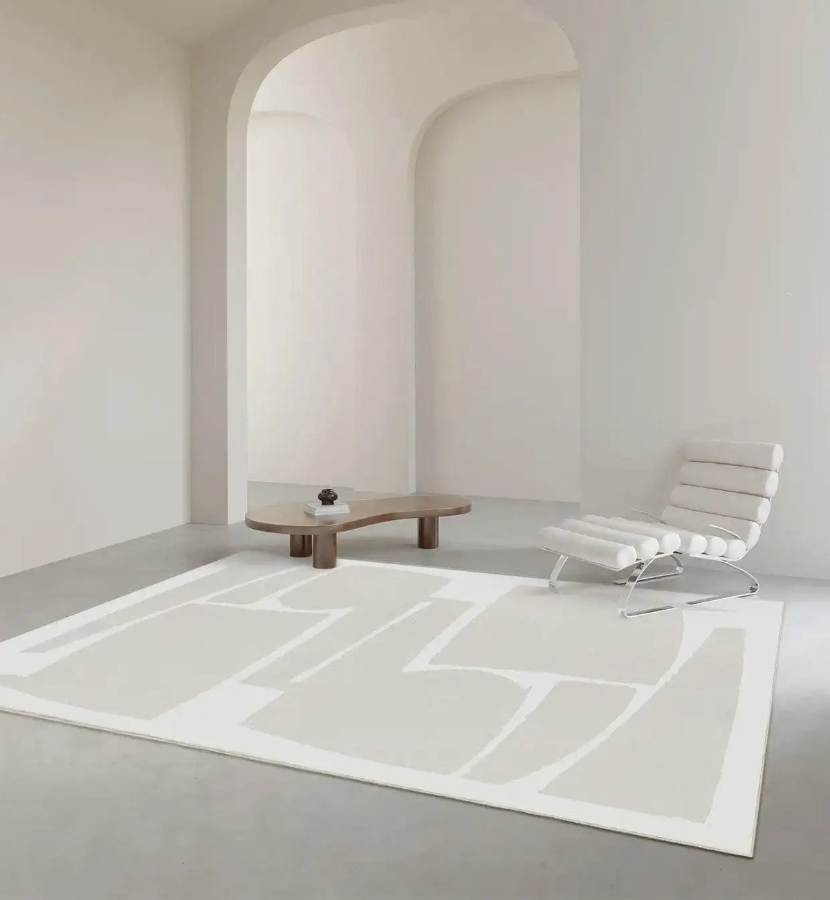 modern-abstract-light-beige-luxury-non-slip-carpet-rug-besontique-home-55866 - Besontique Home