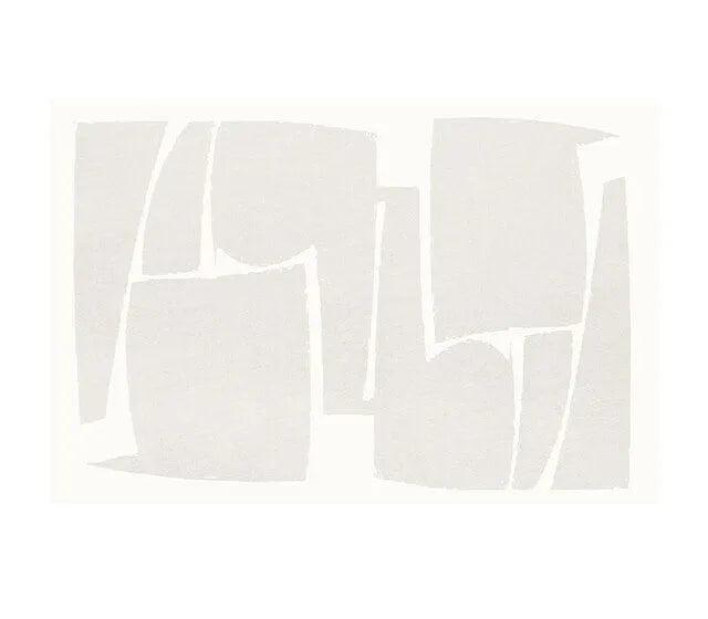 Modern Abstract Light Beige Luxury Non-slip Carpet Rug - Besontique Home
