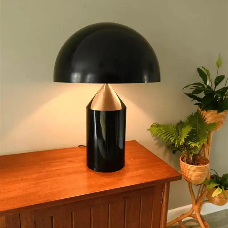 modern-creative-mushroom-shaped-table-lamp-white-black-black-and-gold-gold-besontique-home-32913 - Besontique Home