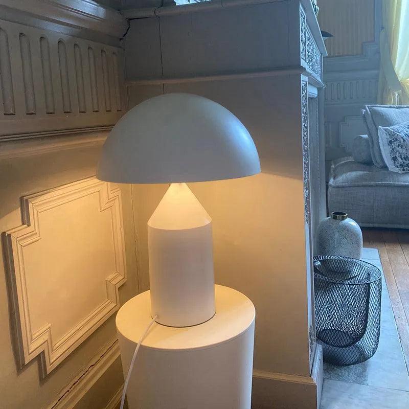 Modern Creative Mushroom Shaped Table Lamp (White / Black / Black and Gold / Gold) - Besontique Home