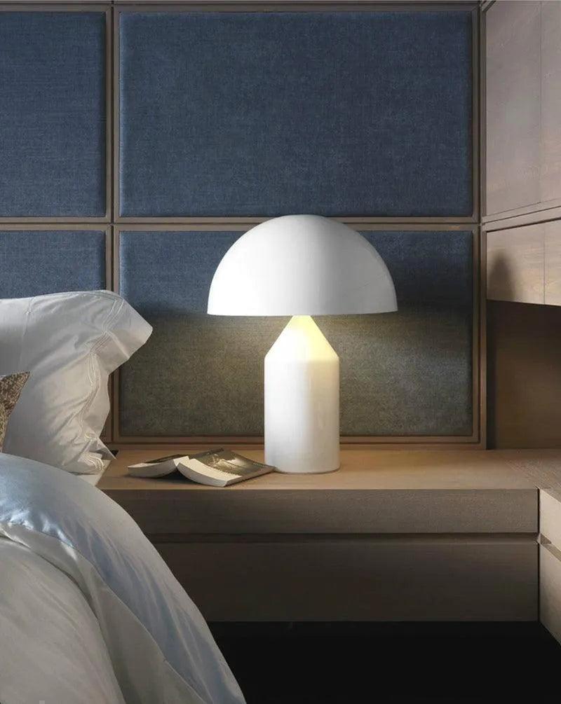 Modern Creative Mushroom Shaped Table Lamp (White / Black / Black and Gold / Gold) - Besontique Home