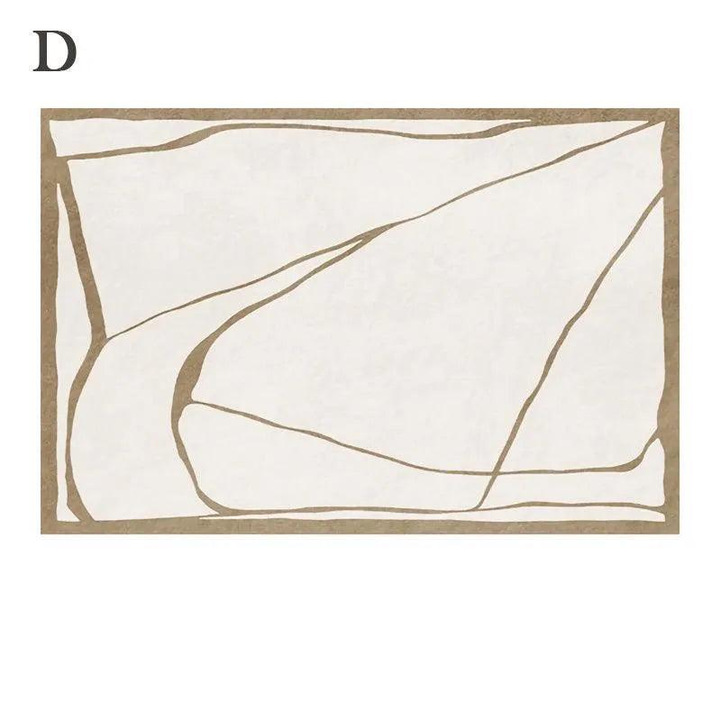 Modern Light Luxury Art Design Carpet │ Living Room Home Decor Soft Large Area Rugs - Besontique Home