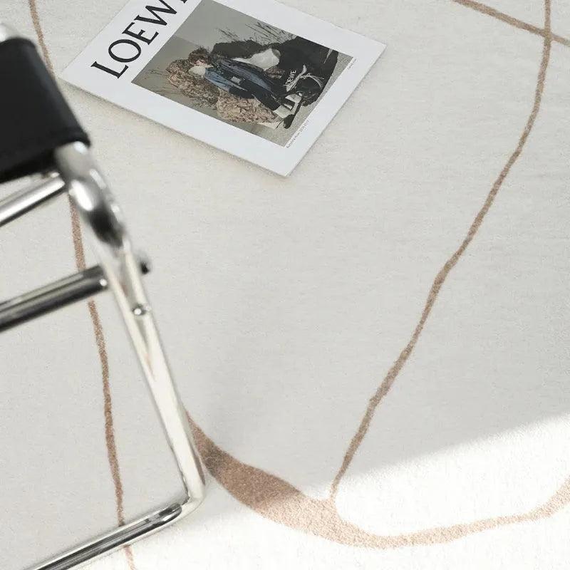 Modern Light Luxury Art Design Carpet │ Living Room Home Decor Soft Large Area Rugs - Besontique Home