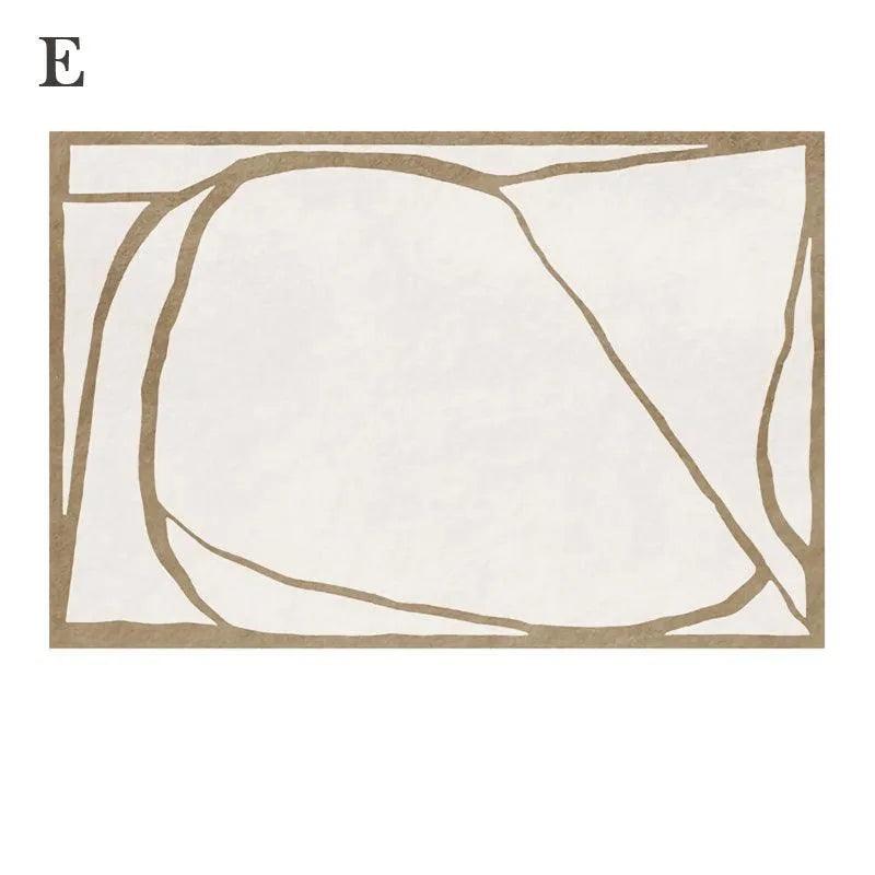 Modern Light Luxury Art Design Carpet │ Living Room Home Decor Soft Large Area Rugs - Besontique Home