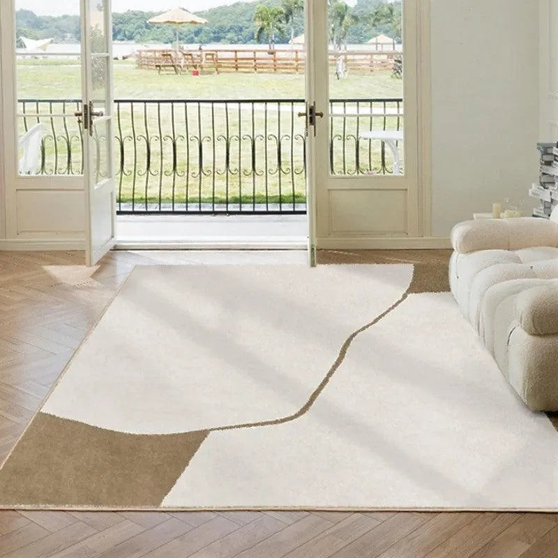 Modern Light Luxury Art Design Carpet │ Living Room Home Decor Soft Large Area Rugs - Besontique Home