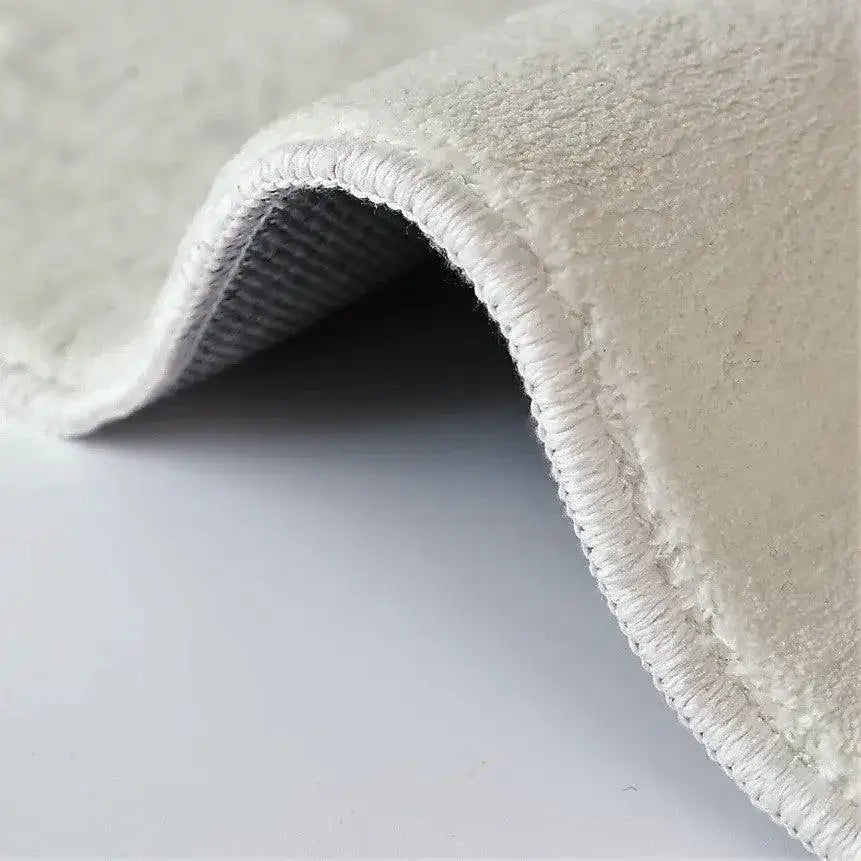 modern-nordic-black-white-solid-pattern-carpet-minimal-art-plush-soft-decorative-rug-besontique-home-35365 - Besontique Home