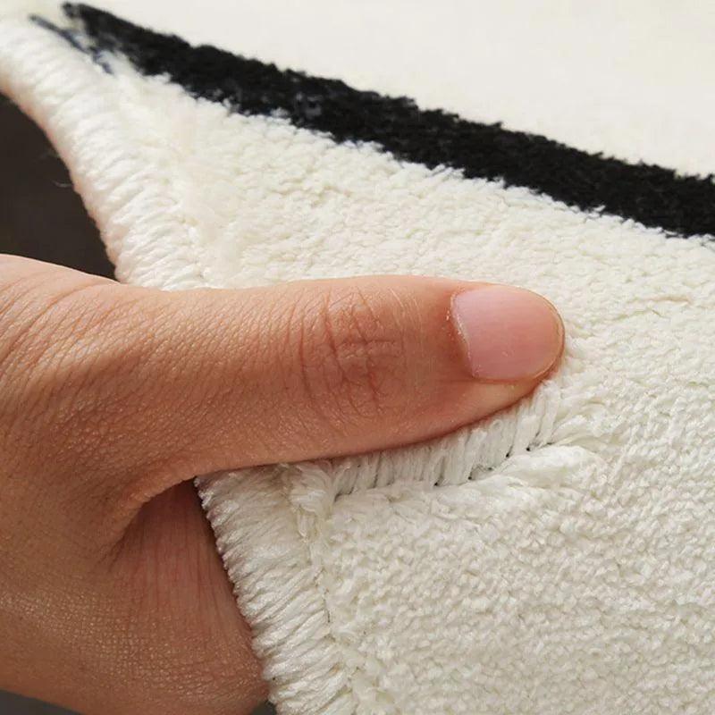 Modern Nordic One Line Irregular Carpet Rug │ For Living Room Bedroom Bedside - Besontique Home