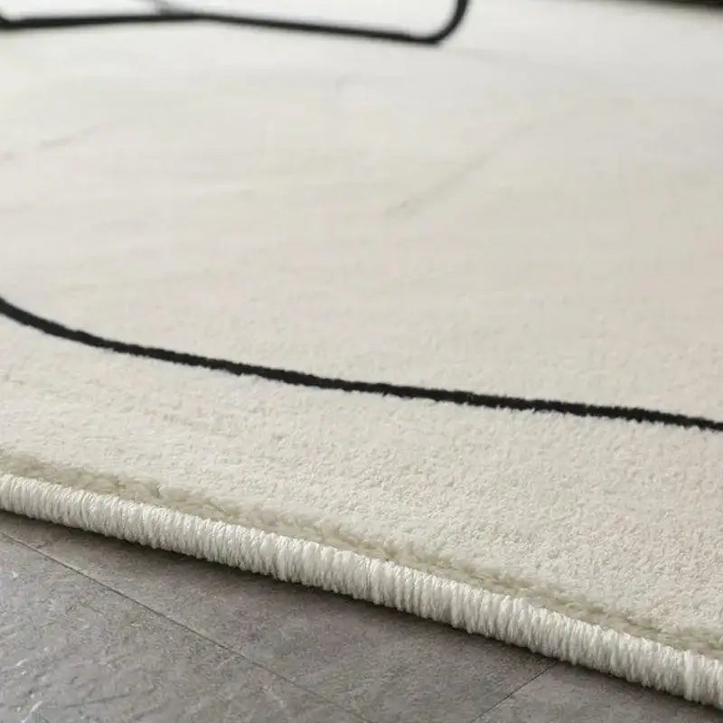 Modern Nordic One Line Irregular Carpet Rug │ For Living Room Bedroom Bedside - Besontique Home