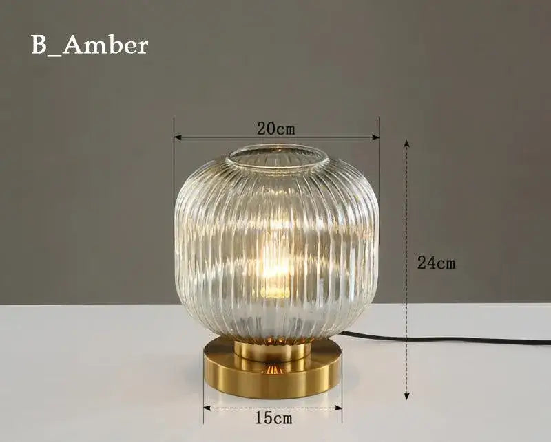 modern-nordic-stained-glass-table-lamp-light-white-amber-green-grey-besontique-home-65716 - Besontique Home
