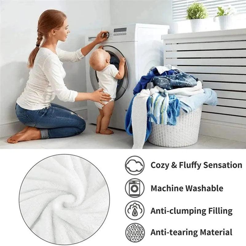 Neutral Luxury Fur Fluffy Blanket │ Super Comfortable Blankets for Bed │ High-end Warm Winter Blanket for Sofa Couch Decor - Besontique Home