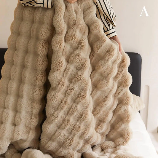 neutral-luxury-fur-fluffy-blanket-super-comfortable-blankets-for-bed-high-end-warm-winter-blanket-for-sofa-couch-decor-besontique-home-43625 - Besontique Home