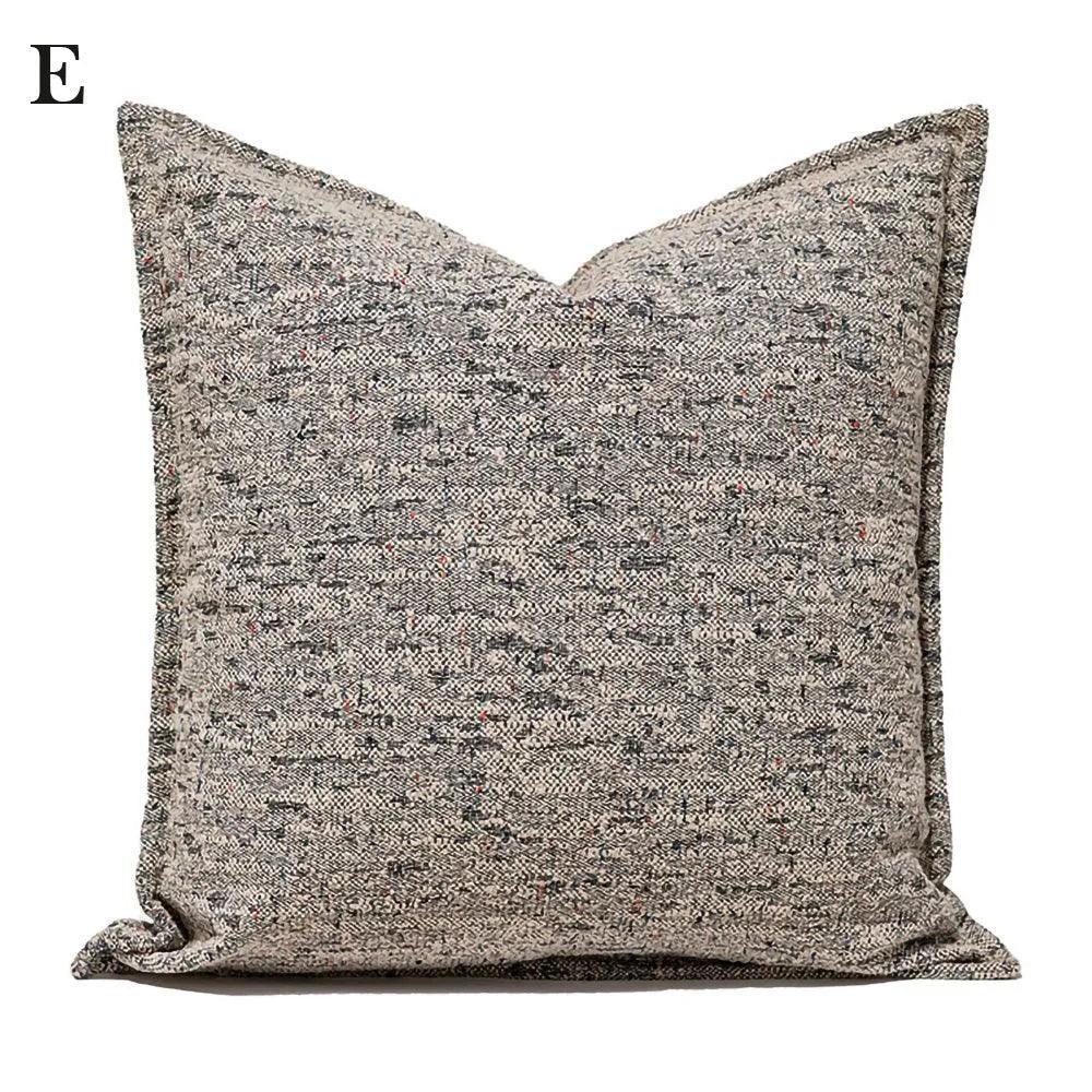 No.2 Nordic Knitted Leather Pillow Cases │ Modern Home Decorative Cushion Cover - Besontique Home