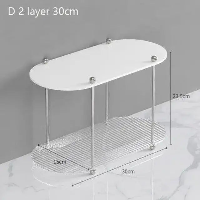nordic-23-layered-acrylic-storage-rack-shelf-modern-simple-decorative-tray-organizer-besontique-home-10070 - Besontique Home