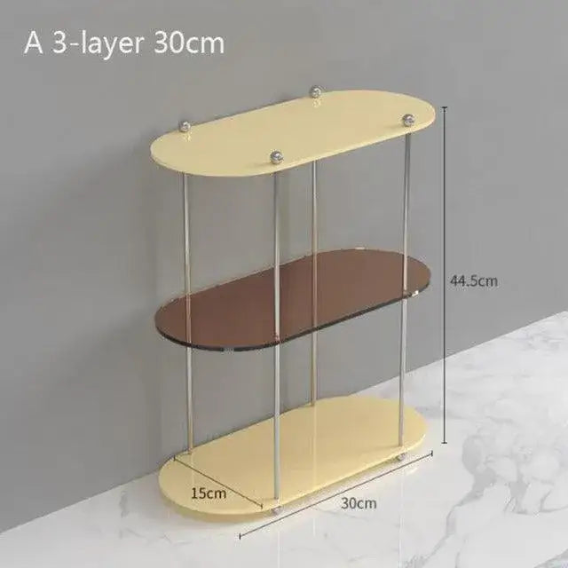 nordic-23-layered-acrylic-storage-rack-shelf-modern-simple-decorative-tray-organizer-besontique-home-18599 - Besontique Home