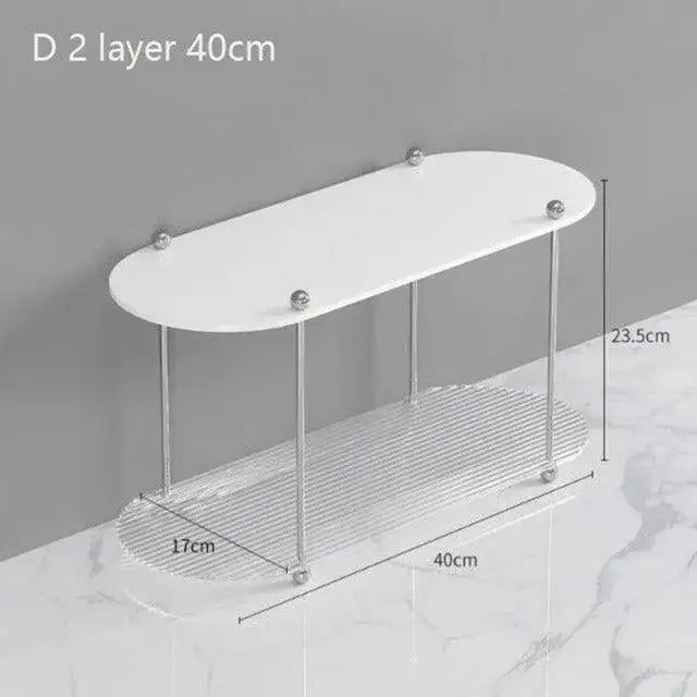 nordic-23-layered-acrylic-storage-rack-shelf-modern-simple-decorative-tray-organizer-besontique-home-24377 - Besontique Home