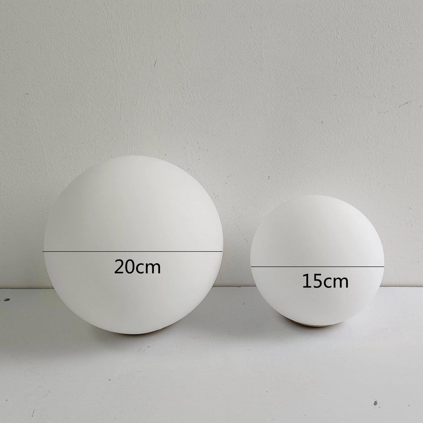 Nordic Glass Ball Table Light Lamp │ Modern Desk Mood Lamp for Bedroom Living Room - Besontique Home