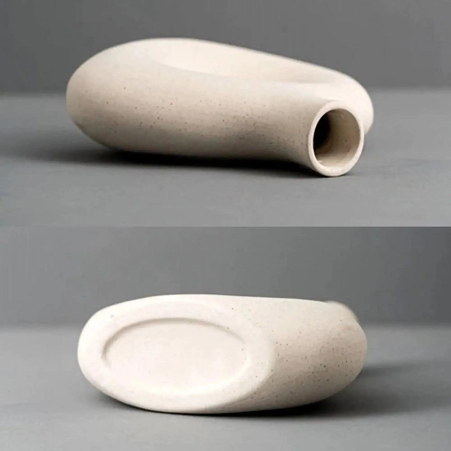 Nordic Matte Ceramic Vase for Pampas Grass │ Table Living Room Decoration Ornament Pot Set - Besontique Home