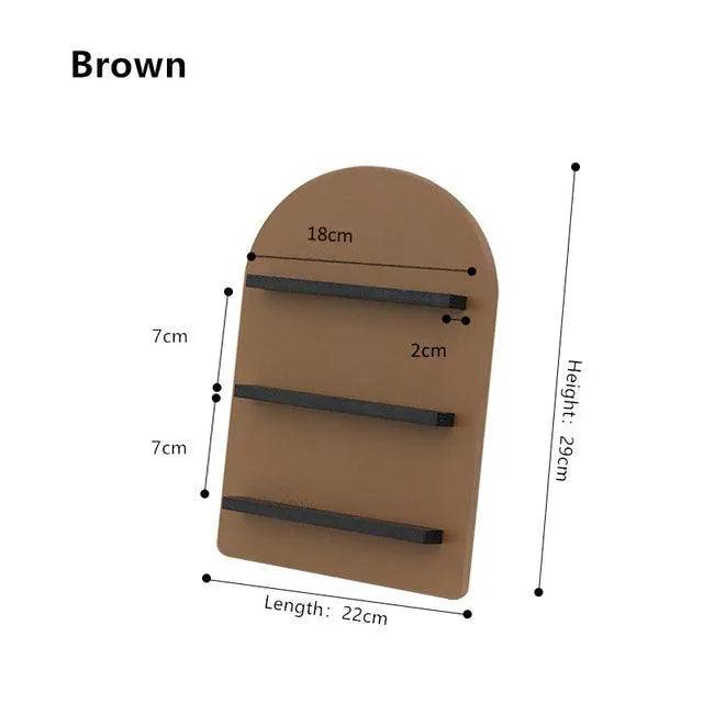 Nordic Vertical Wooden Storage Shelf (Beige / Brown / Green) │ Modern Home Decoration Organizer - Besontique Home