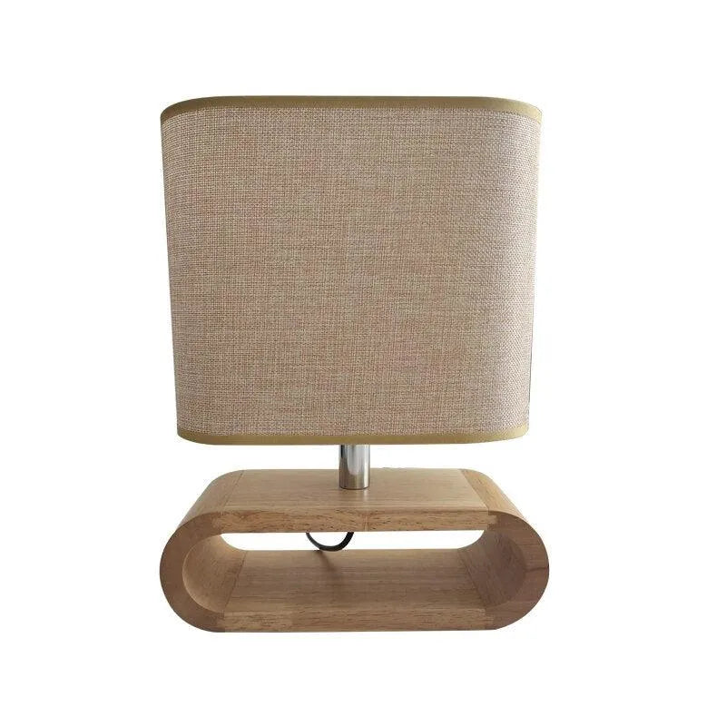Nordic Wood Base Table Lamp │ Modern Table Mood Light For Bedroom Decoration - Besontique Home