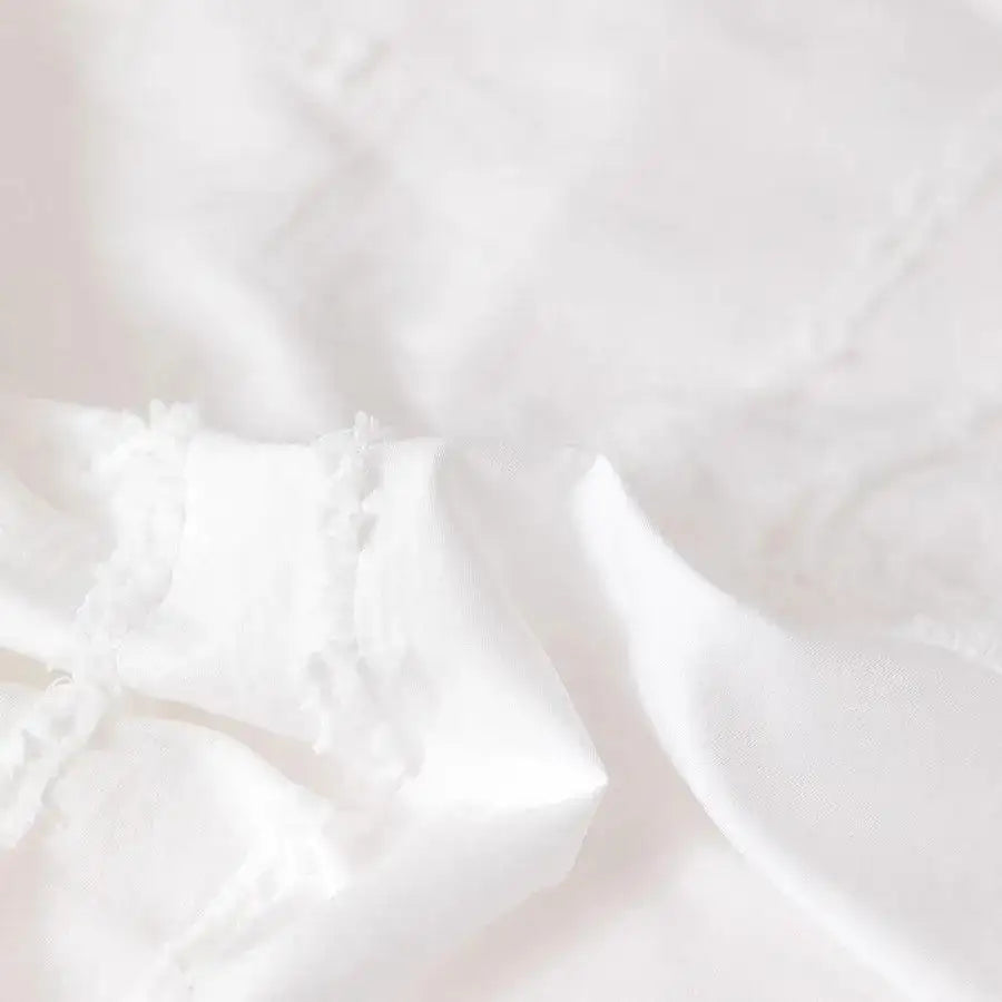 simple-white-luxury-pinch-pleat-bedding-set-high-quality-quilt-bed-duvet-cover-pillow-case-besontique-home-92891 - Besontique Home