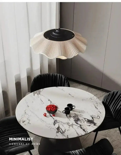Nordic Shell LED Pendant Ceiling Light | Minimalist Designer Chandelier for Bedroom & Home - Besontique Home