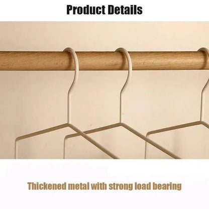 1 pcs of 3 Tiers Multi-Layer Wooden Pants Trouser Hanger │ Wardrobe Closet Clothes Iron Hanging Rack - Besontique Home