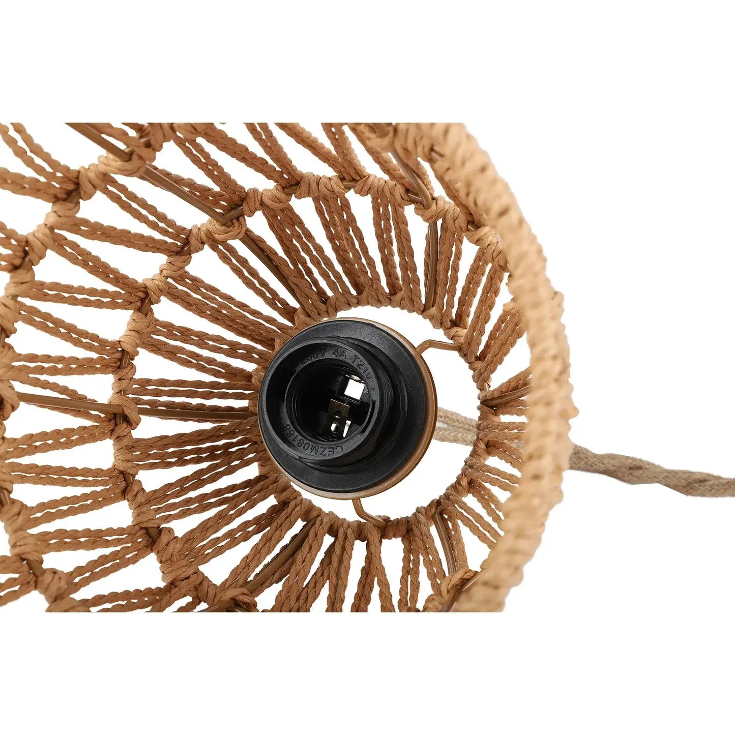 Boho style Rattan 3-light Chandelier Hanging Lamp │ Woven Pendant Lighting For Home Decor - Besontique Home