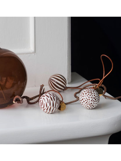 Christbaumkugeln GLOBE 3er Set, in zwei Farben