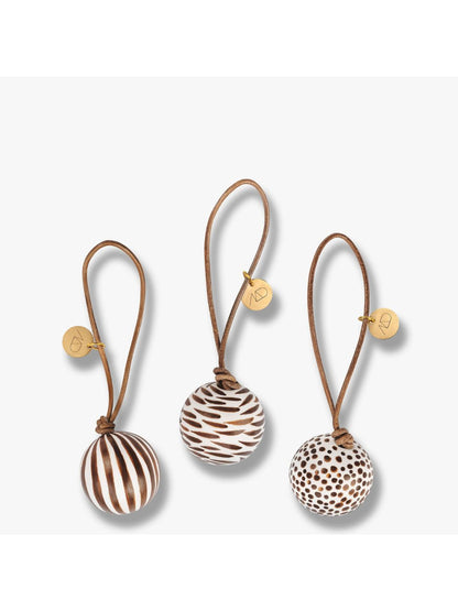 Christbaumkugeln GLOBE 3er Set, in zwei Farben