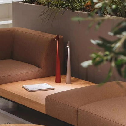 Minimal Dimming USB Chargable Reading Table Lamp │ Modern Small Wireless Portable Light