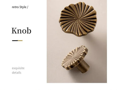 Antique Brass Cabinet Pulls & Drawer Knobs Besontique Home Decor Door Handles