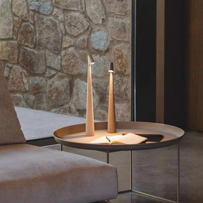Minimal Dimming USB Chargable Reading Table Lamp │ Modern Small Wireless Portable Light