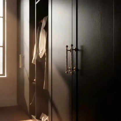 French Retro Solid Brass Bronze Furniture Door Knob │ Antique Kitchen Drawer Wardrobe Handles - Besontique Home