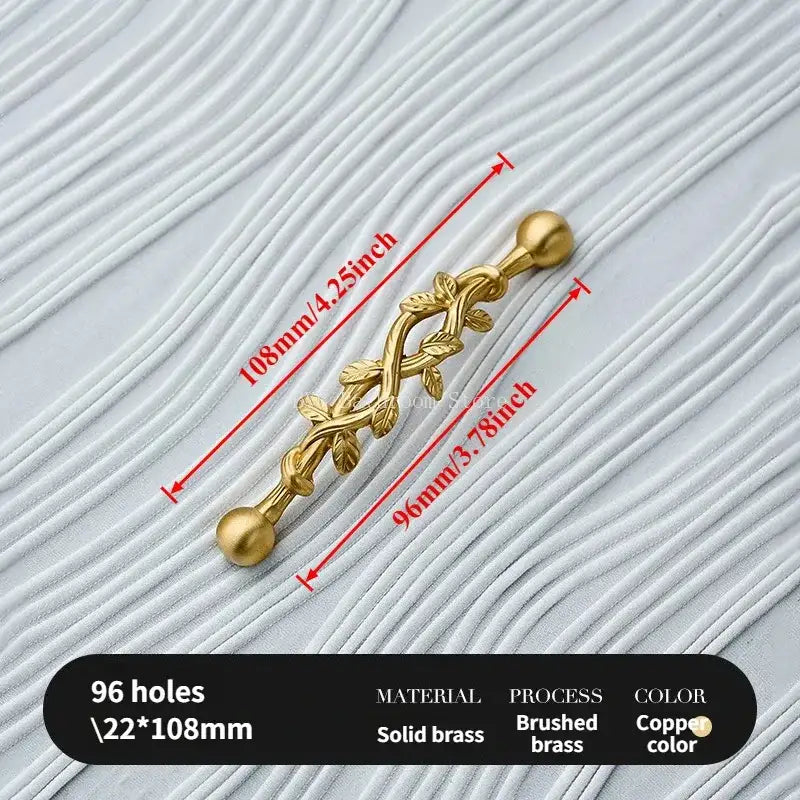 Vintage style Antique Brass Furniture Door Knob │  Kitchen Drawer Wardrobe Handles