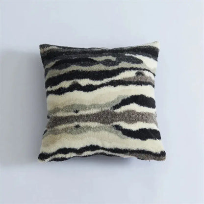 Nordic Leopard Plush Throw Pillow Cushion Cover │ Luxury Style Comfortable for Living Room Sofa Home Decor - Besontique Home