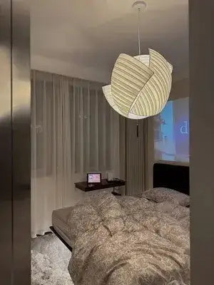 Minimalist Fabric LED Pendant Ceiling Light | Modern Designer Cloth Big Chandelier for Living Room - Besontique Home