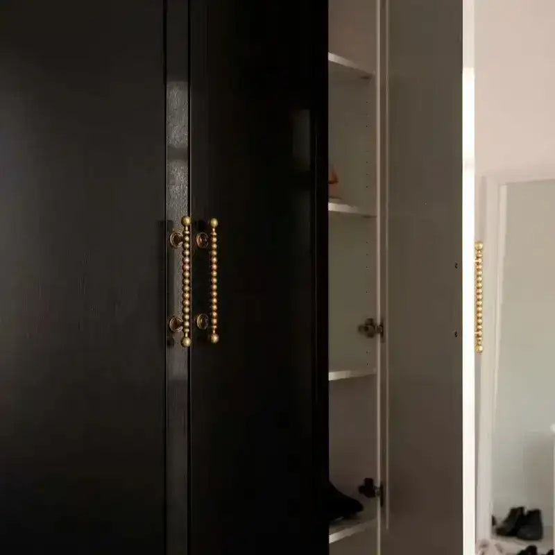 French Retro Solid Brass Bronze Furniture Door Knob │ Antique Kitchen Drawer Wardrobe Handles - Besontique Home