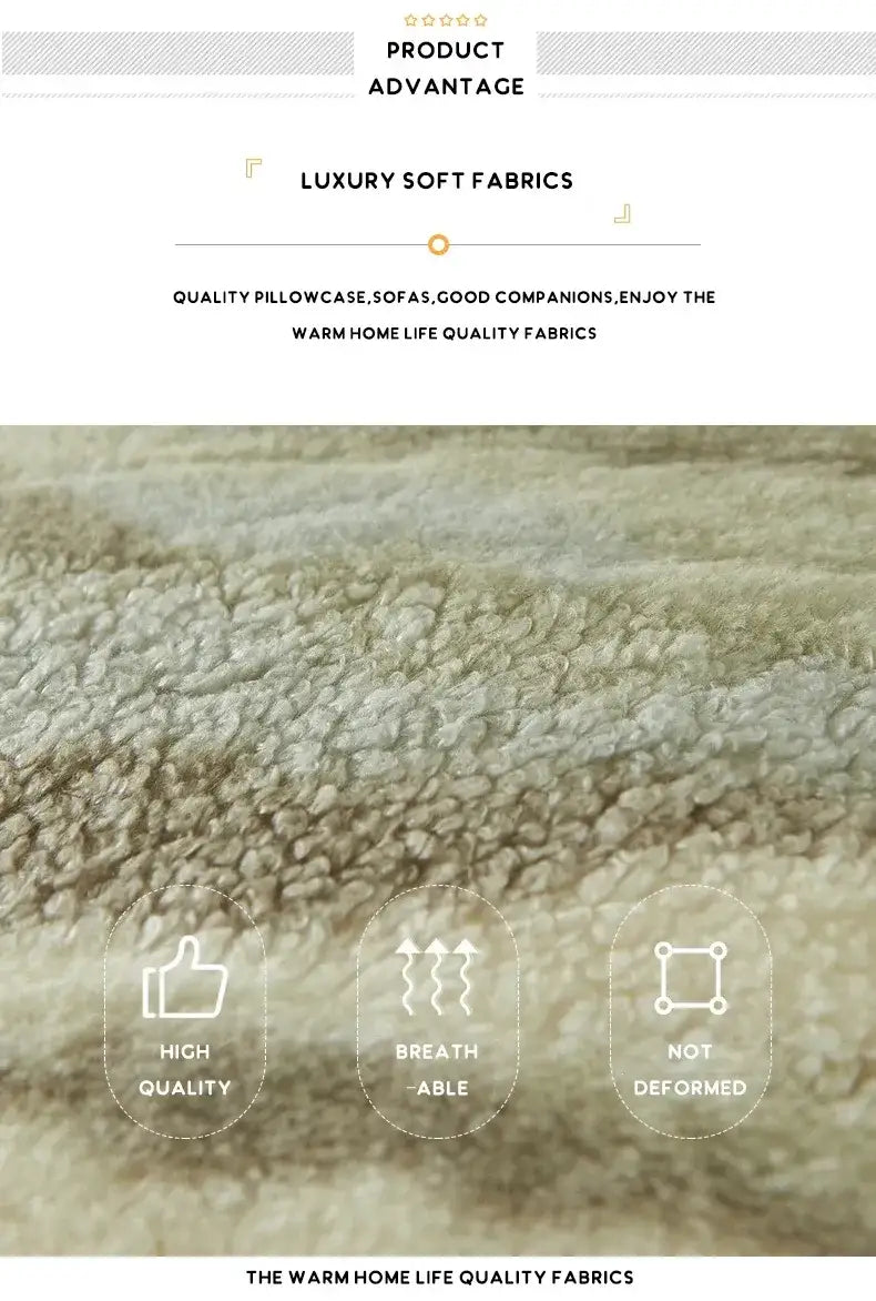 Nordic Leopard Plush Throw Pillow Cushion Cover │ Luxury Style Comfortable for Living Room Sofa Home Decor - Besontique Home