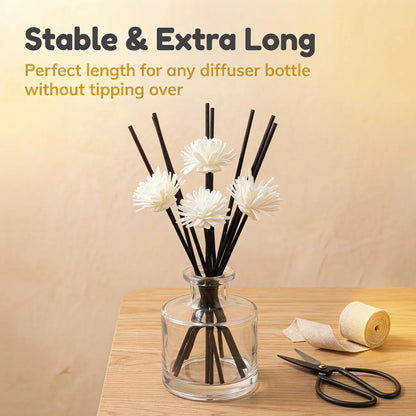 Decorative Reed Diffuser Flower Sticks for Home Fragrance Besontique Home decor 