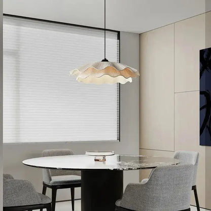 Nordic Shell LED Pendant Ceiling Light | Minimalist Designer Chandelier for Bedroom & Home - Besontique Home