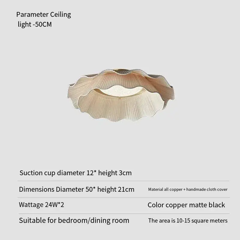 Nordic Shell LED Pendant Ceiling Light | Minimalist Designer Chandelier for Bedroom & Home - Besontique Home