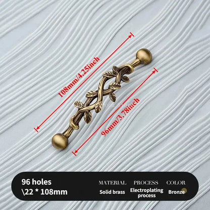 Vintage style Antique Brass Furniture Door Knob │  Kitchen Drawer Wardrobe Handles