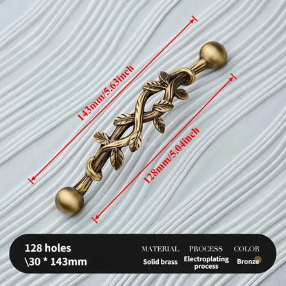 Vintage style Antique Brass Furniture Door Knob │  Kitchen Drawer Wardrobe Handles